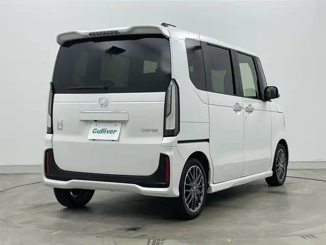 ホンダ Ｎ ＢＯＸ カスタム ターボ 岡山県 2023(令5)年 2.2万km プラチナホワイトパール 純正８インチディスプレイオーディオ　(VX-240ZFE)/【BT/Carplay/AndroidAuto】/両側電動スライドドア　/ビルトインＥＴＣ　/シートヒーター　前席　/ＬＥＤヘッドライト　/バックカメラ　/クルーズコントロール　/コーナーセンサー　前後　/オートハイビーム　/ホンダセンシング/アイドリングストップ/純正アルミ/踏み間違い防止/禁煙車/オートブレーキホールド