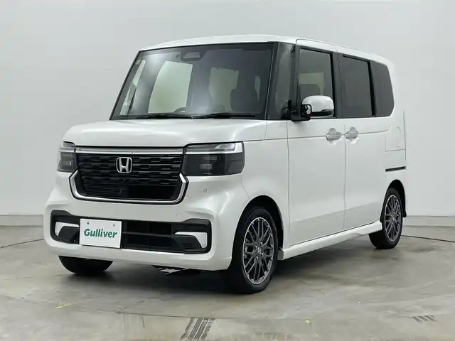 ホンダ Ｎ ＢＯＸ カスタム ターボ 岡山県 2023(令5)年 2.2万km プラチナホワイトパール 純正８インチディスプレイオーディオ　(VX-240ZFE)/【BT/Carplay/AndroidAuto】/両側電動スライドドア　/ビルトインＥＴＣ　/シートヒーター　前席　/ＬＥＤヘッドライト　/バックカメラ　/クルーズコントロール　/コーナーセンサー　前後　/オートハイビーム　/ホンダセンシング/アイドリングストップ/純正アルミ/踏み間違い防止/禁煙車/オートブレーキホールド