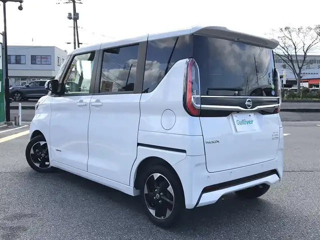 日産 ルークス HWS X プロパイロットED 鳥取県 2020(令2)年 1.2万km プレミアムサンシャインオレンジメタリック/シルキーホワイト 純正ディスプレイオーディオ/BT/USB/アラウンドビューモニター/プロパイロット/エマージェンシーブレーキ/レーンキープアシスト/オートマチックハイビーム/両側パワースライドドア/LEDヘットライト/フォグライト/純正14インチアルミホイール/プッシュエンジンスタート/アイドリングストップ/スペアキー/フロアマット/保証書・取扱説明書