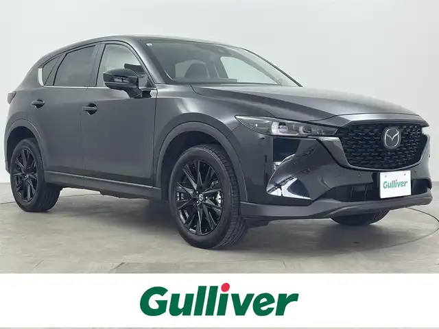マツダ ＣＸ－５ 20S ブラックセレクション 大分県 2025(令7)年 2.3万km ジェットブラックマイカ ワンオーナー/純正ナビ（Bluetooth/フルセグ/carplay/android auto）/アラウンドビューモニター/BOSEサウンド/衝突被害軽減システム/スマートシティブレーキサポート/ブラインドスポットモニター/オートマチックハイビーム/レーンキープアシスト/レーダークルーズコントロール/前後コーナーセンサー/ハーフレザーシート/D席パワーシート/前席シートヒーター/電動リアゲート/LEDオートライト/パドルシフト/ステアリングヒーター/ETC/MTモード付AT/オートブレーキホールド/純正フロアマット/純正１９インチアルミホイール/スマートキー/スペアキー/保証書/取扱説明書