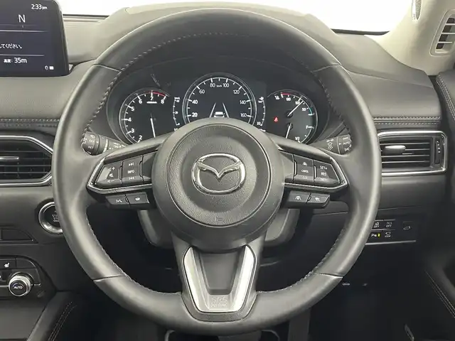 マツダ ＣＸ－５ 20S ブラックセレクション 大分県 2025(令7)年 2.3万km ジェットブラックマイカ ワンオーナー/純正ナビ（Bluetooth/フルセグ/carplay/android auto）/アラウンドビューモニター/BOSEサウンド/衝突被害軽減システム/スマートシティブレーキサポート/ブラインドスポットモニター/オートマチックハイビーム/レーンキープアシスト/レーダークルーズコントロール/前後コーナーセンサー/ハーフレザーシート/D席パワーシート/前席シートヒーター/電動リアゲート/LEDオートライト/パドルシフト/ステアリングヒーター/ETC/MTモード付AT/オートブレーキホールド/純正フロアマット/純正１９インチアルミホイール/スマートキー/スペアキー/保証書/取扱説明書