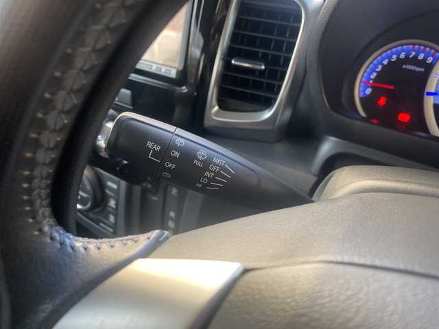 スズキ スペーシア カスタム TS 広島県 2015(平27)年 10.7万km パールホワイト 禁煙車/インタークーラーターボ/社外ナビ（CN-HW850D）/・フルセグ/CD/DVD/HDD/SD/バックカメラ/アルパインフリップダウンモニター（TMX-R3000）/ユピテルドライブレコーダー（TW8500）/ETC/HIDヘッドライト/フォグランプ/スマートキー/プッシュスタート/スペアキー/アルミ付きスタッドレスタイヤ車載/純正15インチアルミホイール/Wエアバック