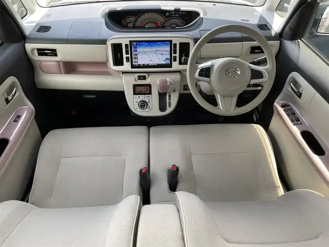 ダイハツ ムーヴ キャンバス G メイクアップ リミテッド　SAⅢ 滋賀県 2020(令2)年 4.7万km パールホワイトⅢ/ブルーミングピンクメタリック 禁煙車/純正9インチナビ/CD.DVD.Bluetooth.フルセグ/全方位カメラ/衝突軽減ブレーキ/両側パワースライドドア/ステアリングスイッチ/アイドリングストップ/ETC/LEDヘッドライト/オートライト/オートハイビーム/フォグランプ/前方ドライブレコーダー/スマートキー