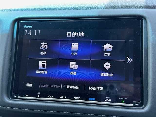 ホンダ ヴェゼル ハイブリッド Z ホンダセンシング 大阪府 2019(令1)年 3.6万km クリスタルブラックパール 純正８インチナビ　/フルセグ　/バックカメラ　/ハーフレザーシート　/シートヒーター　/レーダークルーズコントロール　/ルーフレール　/ビルトインＥＴＣ　/ＬＥＤヘッドライト　/マット　/バイザー