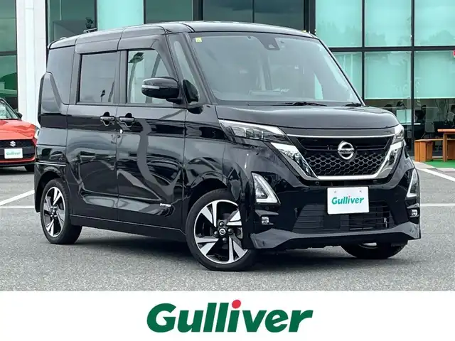 日産 ルークス HWS Gターボ プロパイロットED 奈良県 2020(令2)年 4.3万km ブラック プロパイロット　/純正９インチナビ　/フルセグ　/全方位カメラ　/ハンズフリーオートスライドドア　/両側パワースライドドア　/追従クルーズコントロール　/ドライブレコーダー　/ＥＴＣ　/コーナーセンサー　/ＬＥＤライト/衝突軽減システム/レーンキープアシスト/スマートキー/オートライト/サーキュレーター