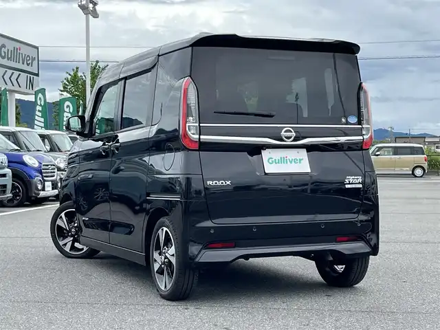 日産 ルークス HWS Gターボ プロパイロットED 奈良県 2020(令2)年 4.3万km ブラック プロパイロット　/純正９インチナビ　/フルセグ　/全方位カメラ　/ハンズフリーオートスライドドア　/両側パワースライドドア　/追従クルーズコントロール　/ドライブレコーダー　/ＥＴＣ　/コーナーセンサー　/ＬＥＤライト/衝突軽減システム/レーンキープアシスト/スマートキー/オートライト/サーキュレーター
