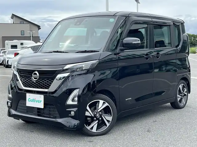 日産 ルークス HWS Gターボ プロパイロットED 奈良県 2020(令2)年 4.3万km ブラック プロパイロット　/純正９インチナビ　/フルセグ　/全方位カメラ　/ハンズフリーオートスライドドア　/両側パワースライドドア　/追従クルーズコントロール　/ドライブレコーダー　/ＥＴＣ　/コーナーセンサー　/ＬＥＤライト/衝突軽減システム/レーンキープアシスト/スマートキー/オートライト/サーキュレーター