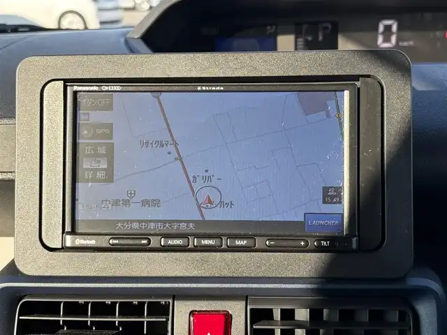 ダイハツ タント X 大分県 2023(令5)年 1.1万km アイスグリーン ・ナビ(CD/SD/BT/ワンセグ)/・全方位カメラ/・スマートアシスト/・スーパーロングスライド/・片側パワースライドドア/・コーナーセンサー/・ETC/・ドライブレコーダー/・シートヒーター/・ブレーキホールド/・ロールシェード/・スマートキー