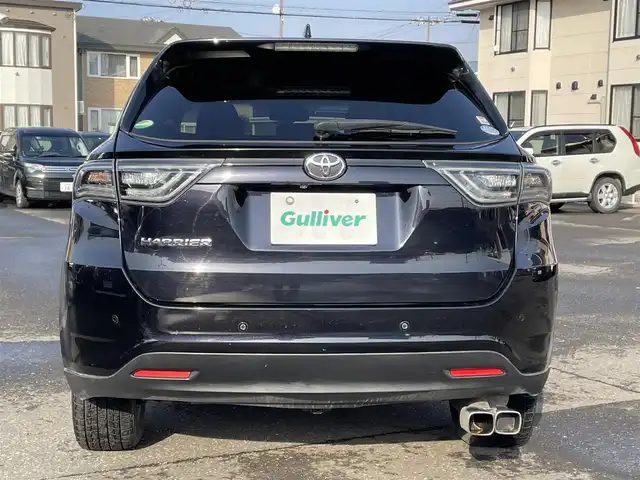 トヨタ ハリアー プレミアム アドバンスドP 道央・札幌 2014(平26)年 8.3万km スパークリングブラックパールクリスタルシャイン 登録時走行距離82/346km/　４　W　D　/純正ナビ（CD/DVD/FM/AM/SD/BT)/フルセグ（走行中視聴不可）/バックカメラ/全方位モニター/アイドリングストップ/ウィンカーミラー/クルーズコントロール（追従走行あり）/ドアバイザー/プッシュスタート/ビルトインETC/MTモード付AT/スペアキー×１/純正エンジンスターター/電動リアゲート/パワーシート（運転席）/ハーフレザーシート/純正フロアマット/横滑り防止装置/コーナーセンサー/レーンキープアシスト/盗難防止装置/オートライト/オートマチックハイビーム/プリクラッシュブレーキアシスト/フォグランプ/自動防眩ミラー/ステアリングスイッチ/革巻きステアリング/ワイパー間欠時間コントローラー/電動格納ミラー/ECO・PWRモード/ワイヤレス充電器