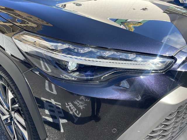 トヨタ カローラ クロス Z 広島県 2022(令4)年 3.5万km スパークリングブラックパールクリスタルシャイン /登録時走行距離/　　　　　　　34760キロ/ワンオーナー/パノラマルーフ/ディスプレイオーディオ/パノラミックビューモニター/地デジ/PCS/ハーフレザーシート/シートヒーター/パワーバックドア/スペアキー×１/ビルトインETC/新車時整備手帳/　　【保証書】/取扱説明書/