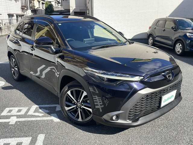 トヨタ カローラ クロス Z 広島県 2022(令4)年 3.5万km スパークリングブラックパールクリスタルシャイン /登録時走行距離/　　　　　　　34760キロ/ワンオーナー/パノラマルーフ/ディスプレイオーディオ/パノラミックビューモニター/地デジ/PCS/ハーフレザーシート/シートヒーター/パワーバックドア/スペアキー×１/ビルトインETC/新車時整備手帳/　　【保証書】/取扱説明書/