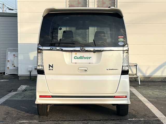 ホンダ Ｎ ＢＯＸ カスタム ターボ SSパッケージ 愛知県 2014(平26)年 10.5万km プレミアムホワイトパール /禁煙車//純正ナビ・フルセグTV/　(VXM-155VFi)//Bluetooth/CD・DVD//バックカメラ/ETC//前後ドライブレコーダー//あんしんパッケージ//CTBA//純正１５インチアルミ//横滑り防止装置（VSA）//両側パワースライドドア//HIDオートライト//プッシュスタート//電動格納ミラーウィンカー//ISOFIX//ドアバイザー//純正フロアマット//取扱説明書/新車保証書