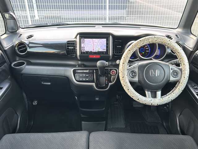 ホンダ Ｎ ＢＯＸ カスタム ターボ SSパッケージ 愛知県 2014(平26)年 10.5万km プレミアムホワイトパール /禁煙車//純正ナビ・フルセグTV/　(VXM-155VFi)//Bluetooth/CD・DVD//バックカメラ/ETC//前後ドライブレコーダー//あんしんパッケージ//CTBA//純正１５インチアルミ//横滑り防止装置（VSA）//両側パワースライドドア//HIDオートライト//プッシュスタート//電動格納ミラーウィンカー//ISOFIX//ドアバイザー//純正フロアマット//取扱説明書/新車保証書