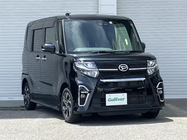 ダイハツ タント カスタム X セレクション 高知県 2020(令2)年 4.8万km パールブラック スマートアシスト　/純正ＳＤナビ　/フルセグＴＶ　/ＣＤ/ＤＶＤ　/Ｂｌｕｅｔｏｏｔｈ　/全方位カメラ　/ドラレコ　/両側パワースライドドア　/シートヒーター　/ＥＴＣ　/コーナーセンサー　/LEDライト　/オートライト　/ステアリングスイッチ　/スペアキー　/オートマチックハイビーム　/フロアマット　/アイドリングストップ