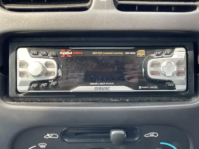 プジョー ２０６ XT 福岡県 2001(平13)年 18.7万km サファイアブルー SONY1DINオーディオ(AM/FM/CD/MD)リモコンキー純正フロアマットドライブモードセレクトボタン横滑り防止オーディオソース切り替えスティック
