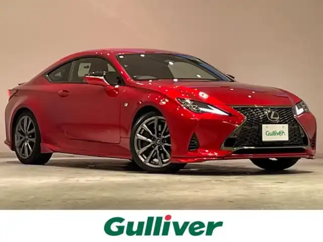 レクサス ＲＣ 350 Fスポーツ 宮城県 2019(平31)年 6万km ラディアントレッドコントラストレイヤリング メーカーオプション純正SDナビ/レクサスセーフティシステム/プリクラッシュセーフティ/マークレビンソン/ブラインドスポットモニター/TRDリアスポイラー/前後コーナーセンサー/クルーズコントロール/オートマチックハイビーム/オートライト/パワーシート/シートヒーター/エアシート/純正アルミホイール/純正フロアマット/フルセグテレビ/バックカメラ/純正ビルドインETC2.0/USB入力端子/Bluetooth/ハンドルヒーター/横滑り防止装置