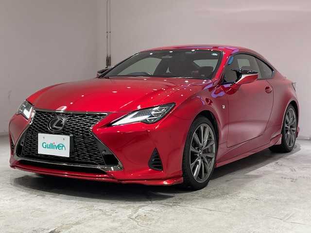 レクサス ＲＣ 350 Fスポーツ 宮城県 2019(平31)年 6万km ラディアントレッドコントラストレイヤリング メーカーオプション純正SDナビ/レクサスセーフティシステム/プリクラッシュセーフティ/マークレビンソン/ブラインドスポットモニター/TRDリアスポイラー/前後コーナーセンサー/クルーズコントロール/オートマチックハイビーム/オートライト/パワーシート/シートヒーター/エアシート/純正アルミホイール/純正フロアマット/フルセグテレビ/バックカメラ/純正ビルドインETC2.0/USB入力端子/Bluetooth/ハンドルヒーター/横滑り防止装置