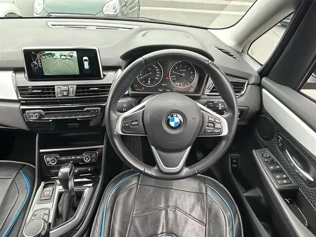 ＢＭＷ ２１８ｉ グランツアラー 島根県 2016(平28)年 7.8万km ディープシーブルー 純正ナビ/バックカメラ/アイドリングストップ/ドアバイザー/プッシュスタート/ルームミラー一体型ETC/前方ドライブレコーダー（DRY-ST3000)/コーナーセンサー（リア）