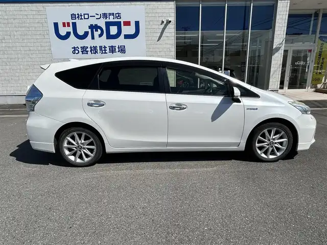 トヨタ プリウス α S ツーリングセレクション 群馬県 2012(平24)年 8.4万km ホワイトパールクリスタルシャイン (株)IDOMが運営する【じしゃロン伊勢崎店】の自社ローン専用車両になりますこちらは現金またはオートローンご利用時の価格です。自社ローンご希望の方は別途その旨お申付け下さい/純正SDナビゲーション/バックカメラ/CD/DVD/SD/BT/DTV/クルーズコントロール/ETC/LEDヘッドライト/オートライト/フォグライト/ドアバイザー/純正フロアマット