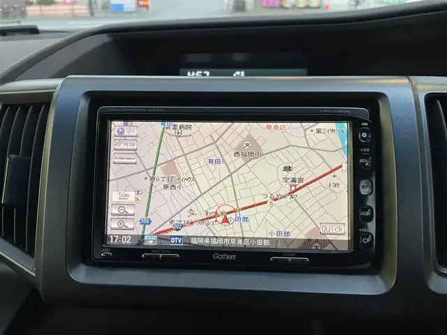 ホンダ ステップワゴン L 福岡県 2010(平22)年 12万km プレミアムホワイトパール 純正ナビ/（AM/FM/CD/DVD/USB/フルセグTV）/フリップダウンモニター/パーキングアシスト/純正フロアマット/ドライブレコーダー前（SD無し）/オートライト/フォグランプ/電格ミラー/取扱説明書/スペアキー×１