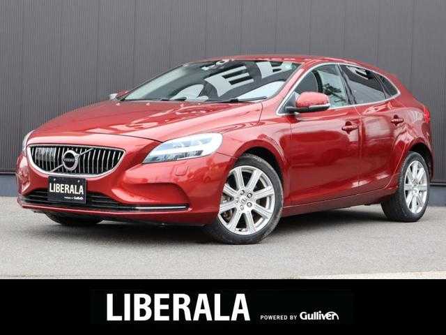 ボルボ Ｖ４０ D4 インスクリプション 長野県 2017(平29)年 3.6万km ワイン 黒革シート　/純正ナビ　/フルセグＴＶ　/バックカメラ　/ＡＣＣ　/衝突軽減ブレーキ　/ＬＫＡ　/ＢＳＭ　/パークセンサー　/ｈａｒｍａｎ／ｋａｒｄｏｎサウンド　/パワーシート／ヒーター　/純正１７ＡＷ　/ＬＥＤライト/スマートキー