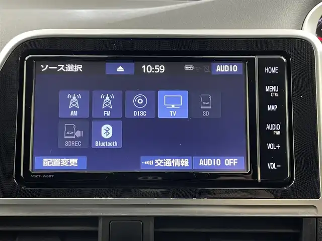 トヨタ シエンタ G クエロ 埼玉県 2018(平30)年 7.1万km ホワイトパールクリスタルシャイン 禁煙　純正ナビ　Ｂカメラ　温シート　両側電動　オートハイビーム　コーナーセンサー　レーンキープアシスト 衝突軽減システム　ハーフレザーシート　Ｂｌｕｅｔｏｏｔｈ　ＥＴＣ２．０ 純正フロアマット