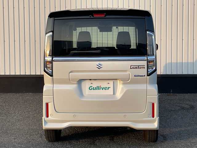 スズキ スペーシア カスタム HYBRID XS ターボ 千葉県 2025(令7)年 0.3万km ピュアホワイトパール/ブラック2トーン 純正9インチナビ/全周囲カメラ/衝突被害軽減システム/車線逸脱警報/クルーズコントロール/両側パワースライドドア/横滑り防止装置/ETC/アイドリングストップ/LEDヘッドライト/オートライト/ウィンカーミラー/電動格納ミラー/純正15インチAW/シートヒーター/ステアリングヒーター/プッシュスタート/スマートキー/フロアマット/スペアキー/取扱説明書/保証書