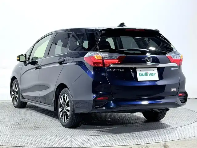 ホンダ シャトル ハイブリッド X ホンダセンシング 大阪府 2018(平30)年 3.3万km ミッドナイトブルービームM 純正9incナビTV バックカメラ ハーフレザーシート シートヒーター レーダークルコン 衝突軽減ブレーキ レーンアシスト スマートキー プッシュスタート オートライト LEDヘッドライト ドライブレコーダー ETC