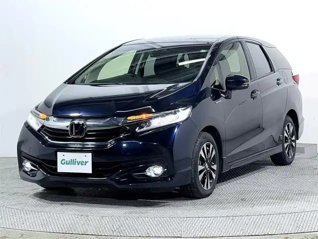 ホンダ シャトル ハイブリッド X ホンダセンシング 大阪府 2018(平30)年 3.3万km ミッドナイトブルービームM 純正9incナビTV バックカメラ ハーフレザーシート シートヒーター レーダークルコン 衝突軽減ブレーキ レーンアシスト スマートキー プッシュスタート オートライト LEDヘッドライト ドライブレコーダー ETC