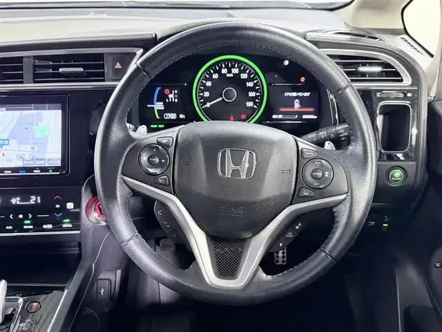 ホンダ シャトル ハイブリッド X ホンダセンシング 大阪府 2018(平30)年 3.3万km ミッドナイトブルービームM 純正9incナビTV バックカメラ ハーフレザーシート シートヒーター レーダークルコン 衝突軽減ブレーキ レーンアシスト スマートキー プッシュスタート オートライト LEDヘッドライト ドライブレコーダー ETC