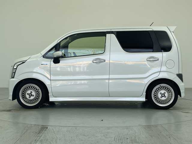 スズキ ワゴンＲ スティングレー HYBRID X 愛知県 2019(令1)年 3.9万km ピュアホワイトP 社外メモリーナビ/(CN-RX06D)/ワンセグ CD DVD BT MSV/衝突軽減ブレーキ/LDA/HUD/スマートキー/シートヒーター/アイドリングストップ/LEDヘッドライト/LEDフォグライト/オートライト/オートハイビーム/ISOFIX