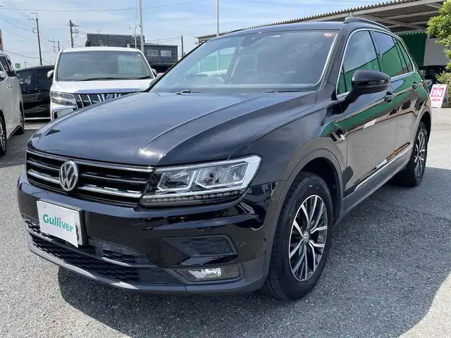 フォルクスワーゲン ティグアン TDI 4モーション コンフォートライン 千葉県 2020(令2)年 10.4万km ディープブラックパールエフェクト 衝突軽減ブレーキ/全周囲カメラ/メーカーオプションナビ/スマートキー/アダプティブクルーズコントロール/レーンキープアシスト/前後コーナーセンサー/純正17インチアルミホイール/純正LEDヘッドライト/フォグランプ/ブレーキオートホールド/本革巻きステアリング/サイド＆カーテンエアバッグ