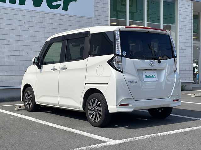 トヨタ タンク G 静岡県 2018(平30)年 7.6万km パールホワイトⅢ 社外ナビ/地デジTV/社外CD/DVD/Bluetooth/バックカメラ/両側パワースライドドア/クルーズコントロール/ビルトインETC/純正14インチAW/スマートキー/LEDヘッドライト
