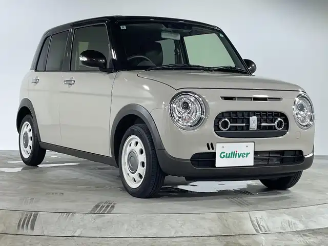 スズキ ラパン ＬＣ X 福岡県 2024(令6)年 0.6万km フォーンベージュメタリック/アーバンブラウン 2トーン 禁煙車/純正ディスプレイオーディオ/(Ｂｌｕｅｔｏｏｔｈ/FM/AM/USB)/バックモニター/衝突被害軽減ブレーキ/コーナーセンサー/アイドリングストップ/シートヒーター/ＬＥＤヘッドライト/オートライト/電動格納ミラー/スマートキー/プッシュスタート/保証書/取扱説明書/スペアキー