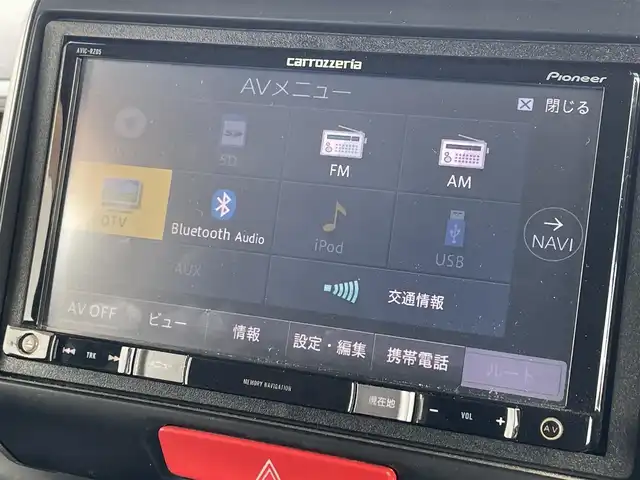 ホンダ Ｎ ＢＯＸ カスタム SSパッケージ 滋賀県 2014(平26)年 5.3万km スマートブラック 社外ナビ/・Bluetooth/ワンセグ/・CD/DVD/バックカメラ/ステアリングリモコン/ETC/両側パワースライドドア/シートリフター/HIDオートライト/フォグライト/純正14インチ付AW/プッシュスタート/スマートキー
