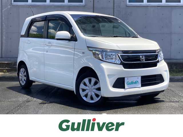 ホンダ Ｎ ＷＧＮ G コンフォートパッケージ 静岡県 2014(平26)年 10万km プレミアムホワイトパール あんしんパッケージ/純正メモリーナビ(VXM-142VFi)/　AM FM CD DVD Bluetooth/フルセグTV/ETC/シートヒーター(前席)/HIDオートヘッドランプ/スマートキー2本/プッシュスタート/純正フロアマット/ワンオーナー/シティブレーキアクティブシステム/4WD/バックモニター