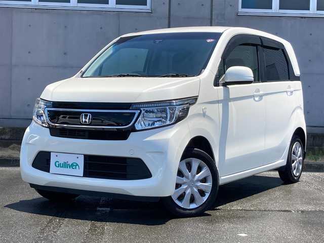 ホンダ Ｎ ＷＧＮ G コンフォートパッケージ 静岡県 2014(平26)年 10万km プレミアムホワイトパール あんしんパッケージ/純正メモリーナビ(VXM-142VFi)/　AM FM CD DVD Bluetooth/フルセグTV/ETC/シートヒーター(前席)/HIDオートヘッドランプ/スマートキー2本/プッシュスタート/純正フロアマット/ワンオーナー/シティブレーキアクティブシステム/4WD/バックモニター