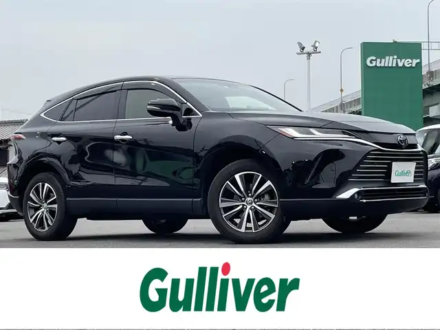トヨタ ハリアー G 愛知県 2022(令4)年 2.1万km ブラック ワンオーナー/純正ナビ（DA＋ナビキット）/　（AM/FM/BT/USB/AUX）/フルセグTV/バックカメラ/デジタルインナーミラー（前後ドライブレコーダー付き）/トヨタセーフティセンス/LEDヘッドライト/フォグランプ/運転席パワーシート/パワーバックドア/純正18インチAW/純正フロアマット/純正ドアバイザー