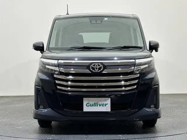 トヨタ ルーミー カスタムG 愛媛県 2022(令4)年 2.5万km ブラックマイカメタリック ・９型ディスプレイオーディオ/（フルセグＴＶ・ＢＴ・ＦＭ・ＡＭ・ＵＳＢ・apple carplay・android auto）/・全方位カメラ　/・レーダークルーズコントロール　/・両側電動ドア　/・レーンキープアシスト/・スペアキー