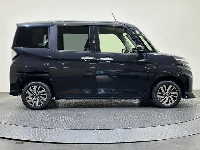 トヨタ ルーミー カスタムG 愛媛県 2022(令4)年 2.5万km ブラックマイカメタリック ・９型ディスプレイオーディオ/（フルセグＴＶ・ＢＴ・ＦＭ・ＡＭ・ＵＳＢ・apple carplay・android auto）/・全方位カメラ　/・レーダークルーズコントロール　/・両側電動ドア　/・レーンキープアシスト/・スペアキー