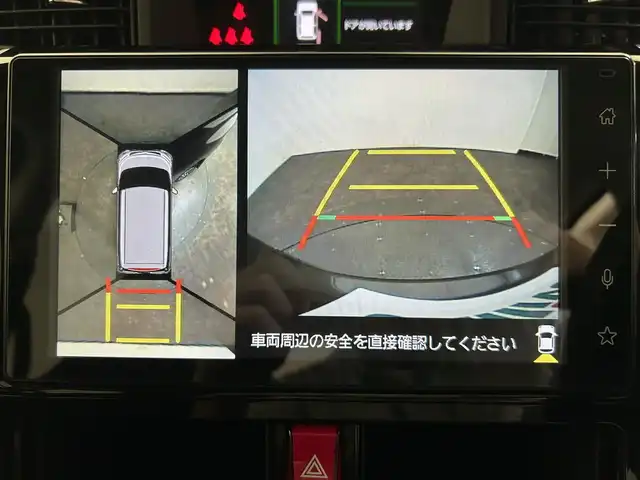 トヨタ ルーミー カスタムG 愛媛県 2022(令4)年 2.5万km ブラックマイカメタリック ・９型ディスプレイオーディオ/（フルセグＴＶ・ＢＴ・ＦＭ・ＡＭ・ＵＳＢ・apple carplay・android auto）/・全方位カメラ　/・レーダークルーズコントロール　/・両側電動ドア　/・レーンキープアシスト/・スペアキー