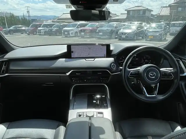 マツダ ＣＸ－６０ XD HV エクスクルーシブスポーツ 熊本県 2023(令5)年 3.8万km マシーングレープレミアムM 純正メーカーSDナビDTV/・BT/USB/SD/全周囲カメラ/ＥＴＣ/ＬＥＤライト/・ＬＥＤフォグ/黒革シート/・シートヒーター/・エアーシート/・パワーシート/ハンドルヒーター/置くだけ充電/Ｍｉ-ＤＲＩＶＥ/ＩＳＯＦＩＸ/ウィンカードアミラー/リアスポイラー/トノカバー/スマートキー/スペアキー×1本