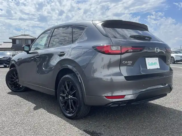マツダ ＣＸ－６０ XD HV エクスクルーシブスポーツ 熊本県 2023(令5)年 3.8万km マシーングレープレミアムM 純正メーカーSDナビDTV/・BT/USB/SD/全周囲カメラ/ＥＴＣ/ＬＥＤライト/・ＬＥＤフォグ/黒革シート/・シートヒーター/・エアーシート/・パワーシート/ハンドルヒーター/置くだけ充電/Ｍｉ-ＤＲＩＶＥ/ＩＳＯＦＩＸ/ウィンカードアミラー/リアスポイラー/トノカバー/スマートキー/スペアキー×1本