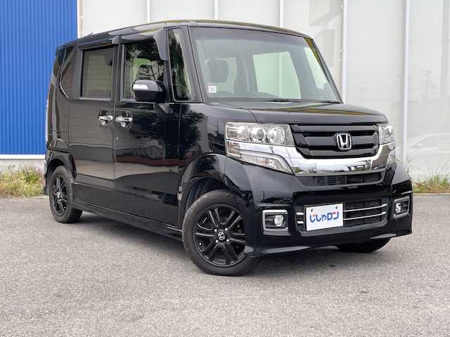 ホンダ Ｎ ＢＯＸ カスタム SSブラックSパッケージ 福島県 2017(平29)年 7.4万km クリスタルブラックパール (株)IDOMが運営する【じしゃロンいわき店】の自社ローン専用車両になります。こちらは現金またはオートローンご利用時の価格です。自社ローンご希望の方は別途その旨お申付け下さい/登録時走行距離73333km/ナビゲーション/バックカメラ/両側パワースライドドア/地上デジタルTV/プッシュスタート/スマートキー/シートヒーター/サイドバイザー/フロアマット