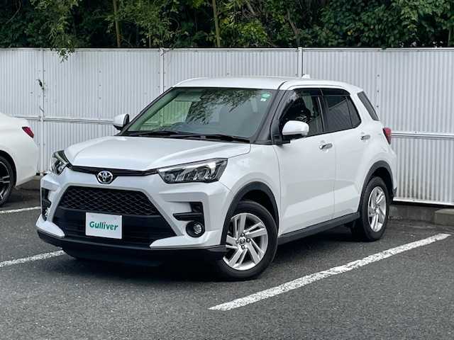 トヨタ ライズ G 茨城県 2023(令5)年 1.9万km シャイニングホワイトパール 全方位車外カメラ/パノラミックビューモニター/全席シートヒーター/レーンキープアシスト/TV（フルセグ）/Bluetooth/ETC/オートマチックハイビーム/オートライト/ステアリングスイッチ/衝突被害軽減システム