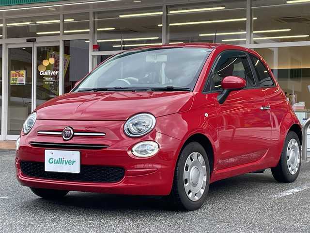 フィアット ５００ 1．2 ポップ 岐阜県 2017(平29)年 2.9万km パソドプレレッド ワンオーナー/純正ディスプレイオーディオ/【AM/FM．AUX.USB】/ナビ/純正フロアマット/横滑り防止装置/ABS/ドアバイザー/フォグライト/リモコンキー/積込スタッドレスタイヤ/保証書/取扱説明書/スペアキー