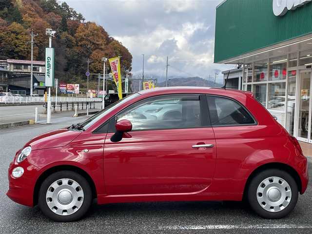 フィアット ５００ 1．2 ポップ 岐阜県 2017(平29)年 2.9万km パソドプレレッド ワンオーナー/純正ディスプレイオーディオ/【AM/FM．AUX.USB】/ナビ/純正フロアマット/横滑り防止装置/ABS/ドアバイザー/フォグライト/リモコンキー/積込スタッドレスタイヤ/保証書/取扱説明書/スペアキー