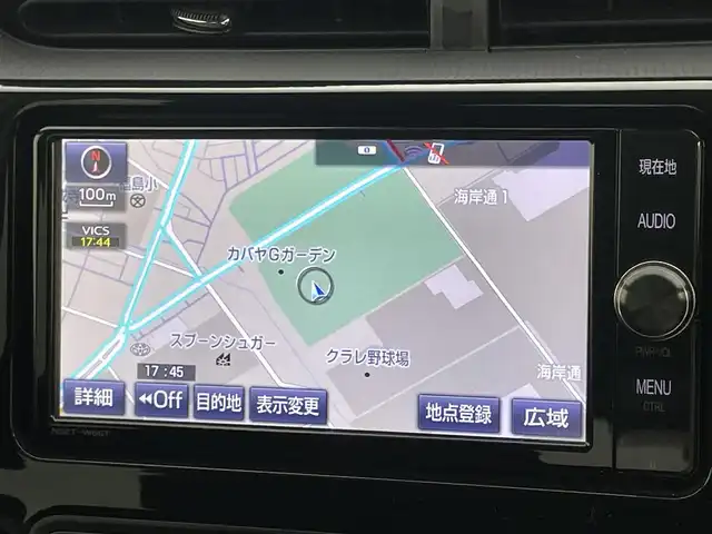 トヨタ アクア S 岡山県 2017(平29)年 3.1万km スーパーホワイトⅡ モデリスタエアロ/純正ナビ(NSZT-W66T)/ビルトインＥＴＣ　/ドライブレコーダー前後　/オートエアコン　/ドアバイザー　/ヘッドライトレベライザー　/ステアリングスイッチ/スペアキー×1/CD/DVD再生/Bluetooth/フルセグ