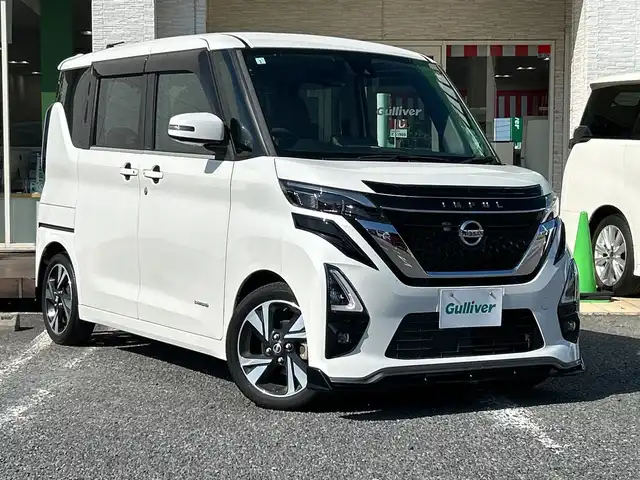 日産 ルークス HWS Gターボ プロパイロットED 千葉県 2021(令3)年 2.3万km ホワイトパール インパルエアロ インパルパーツ 9型ナビAVUIC-RQ911 全方位カメラ 両側電動ドア ハンズフリースライド プロパイロット 全方位カメラルームミラー ETC フルセグ BT USB 1オーナー