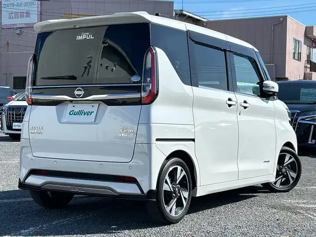 日産 ルークス HWS Gターボ プロパイロットED 千葉県 2021(令3)年 2.3万km ホワイトパール インパルエアロ インパルパーツ 9型ナビAVUIC-RQ911 全方位カメラ 両側電動ドア ハンズフリースライド プロパイロット 全方位カメラルームミラー ETC フルセグ BT USB 1オーナー
